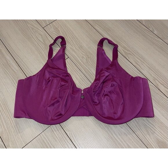 Cacique Lane Bryant Unlined Bra Underwire Womens 40DD Purple - Picture 2 of 6